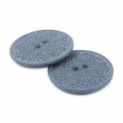 Dritz Buttons & Cover Buttons Recycled Hemp Geometric Round Button, 20mm, 3 Pc 49 Dritz Buttons & Cover Buttons Recycled Hemp Geometric Round Button, 20mm, 3 Pc