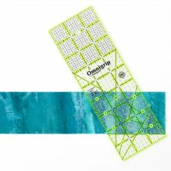 Omnigrid Non-Slip Rectangle Ruler, Neon Quilting Rulers