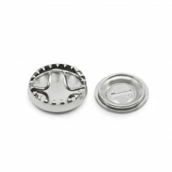 Dritz Half Ball Cover Buttons, Nickel Buttons & Cover Buttons