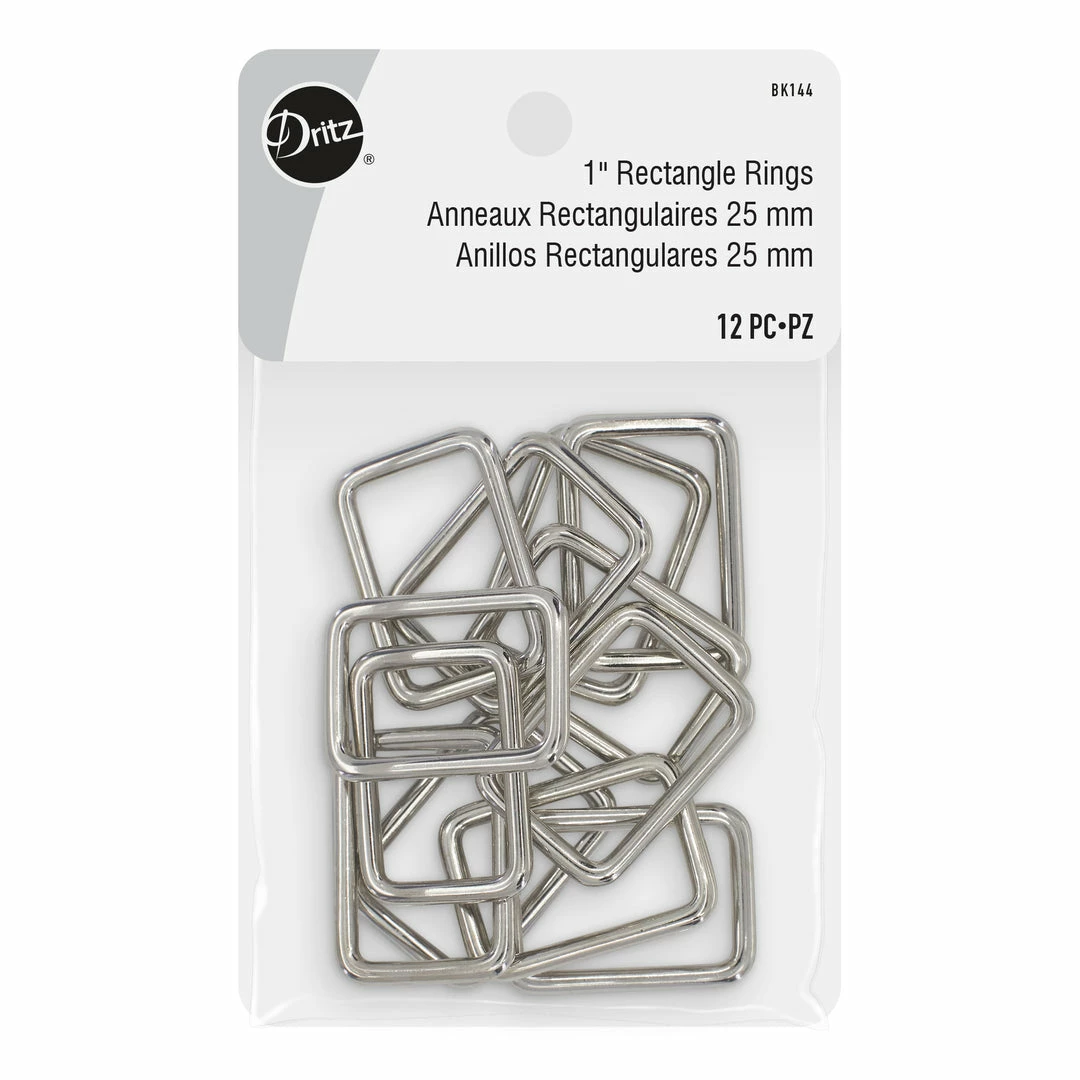 Dritz Bulk Notions 1" Rectangle Rings, 12 Pc 7 Dritz Bulk Notions 1" Rectangle Rings, 12 Pc