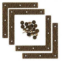 Dritz Textured Campaign Corners, Large, 4 Pc