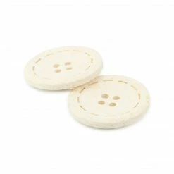 Dritz Recycled Cotton Round Stitch Button, 25mm, 2 Pc Buttons & Cover Buttons 35 Dritz Recycled Cotton Round Stitch Button, 25mm, 2 Pc Buttons & Cover Buttons