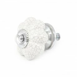 Dritz Hooks & Knobs Ceramic Scallop Knob