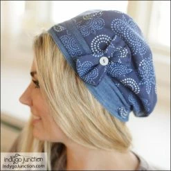 Indygo Junction Banded Beret Hat Pattern, PDF Download Purses & Accessories