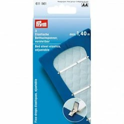 Prym Adjustable Bed Sheet Elastics, 3 Pc