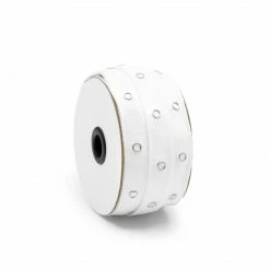 Dritz Snap Tape With Metal Snaps, White, 12 Yd