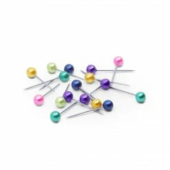 Dritz 3/4" Petite Pearlized Pins, Assorted, 100 Pc 9 Dritz 3/4