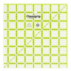 Omnigrid Non-Slip Square Ruler, Neon