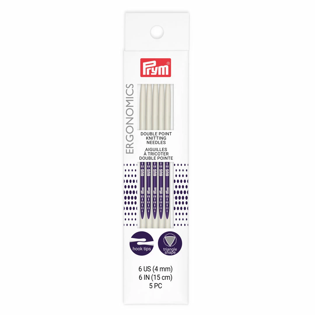 Prym 6" Double Point Knitting Needles 6 Prym 6" Double Point Knitting Needles