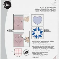 Dritz Templates Template Sheets, 8-1/2" X 11", 6 Pc
