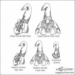 Indygo Junction Show Your Spirit Gnomes Pattern Crafts & Toys