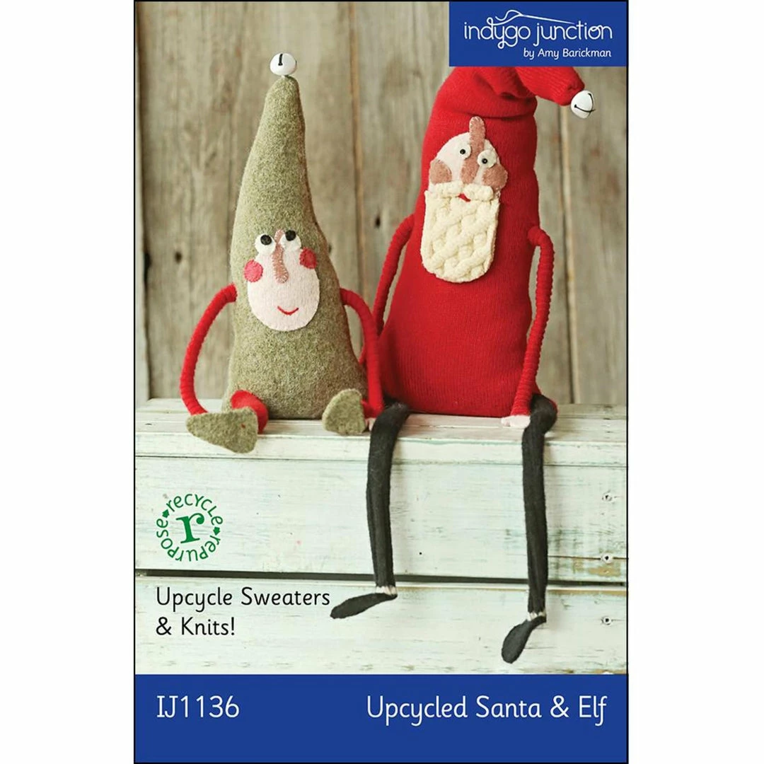 Indygo Junction Upcycled Santa & Elf Pattern, PDF Download Crafts & Toys 3 Indygo Junction Upcycled Santa & Elf Pattern, PDF Download Crafts & Toys