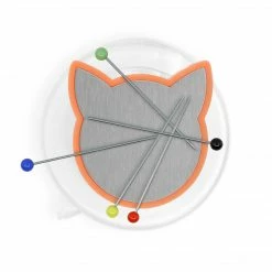 Dritz Pins & Accessories Cat Pin Magnet, Coral