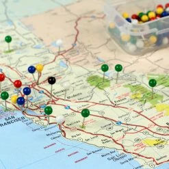 Dritz 15mm Map Pins, Assorted, 100 Pc Pins & Accessories