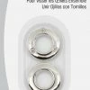 Dritz Screw Together Grommets, 2 Pc, Nickel