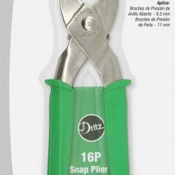 Dritz Snap Pliers For 3/8" Open-Ring & 7/16" Pearl Snaps, Green 7 Dritz Snap Pliers For 3/8