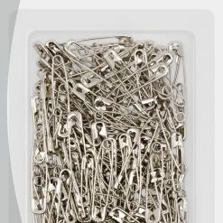 Dritz Safety Pins, Assorted Sizes, Nickel, 200 Pc Pins & Accessories