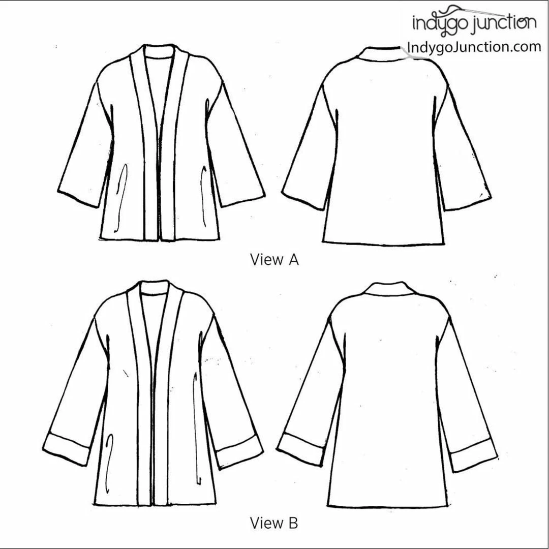 Indygo Junction Apparel Contemporary Kimono Pattern 5 Indygo Junction Apparel Contemporary Kimono Pattern