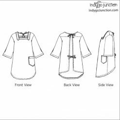Indygo Junction Sixties Smock Apron Pattern, PDF Download Aprons