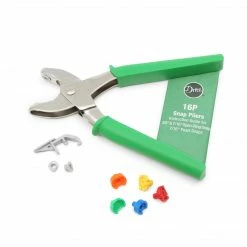 Dritz Snap Pliers For 3/8" Open-Ring & 7/16" Pearl Snaps, Green 9 Dritz Snap Pliers For 3/8