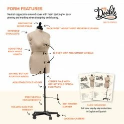Dritz Dress Forms My Double Designer Adjustable Dress Form