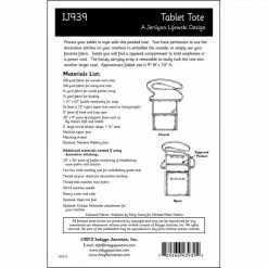 Indygo Junction Purses & Accessories Tablet Tote Pattern, PDF Download