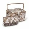 Dritz Rectangular Sewing Basket With Zippered Case, Large Sewing Baskets & Storage