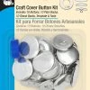 Dritz Craft Cover Button Kit Buttons & Cover Buttons 1 Dritz Craft Cover Button Kit Buttons & Cover Buttons