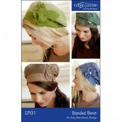 Indygo Junction Banded Beret Hat Pattern, PDF Download Purses & Accessories