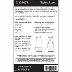 Indygo Junction Aprons Bistro Apron Pattern