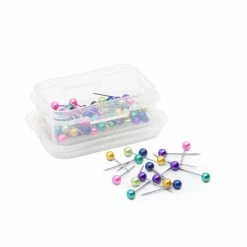 Dritz 3/4" Petite Pearlized Pins, Assorted, 100 Pc 11 Dritz 3/4