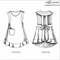Indygo Junction All Day Apron Pattern, Shippable Aprons