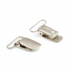 Dritz 1" Suspender/Mitten Clips, 2 Pc, Nickel