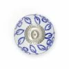 Dritz Ceramic Delft Ball Knob, Blue & White Hooks & Knobs
