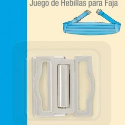 Dritz Cummerbund Buckle Set, Nickel Buckles