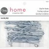 Dritz Drapery Tape, Hooks & Weights Slip-On Hooks, Nickel, 14 Pc