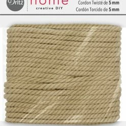 Dritz Cording & Accessories Twist Cord, Natural, 10 Yd