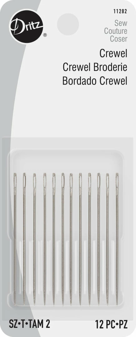 Dritz Crewel Hand Needles, Size 2, 12 Pc Outlet 3 Dritz Crewel Hand Needles, Size 2, 12 Pc Outlet