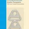 Dritz Rings & Swivel Hooks 1" Triangle Rings, Nickel, 2 Pc