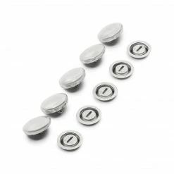Dritz Half Ball Cover Buttons, Nickel Buttons & Cover Buttons