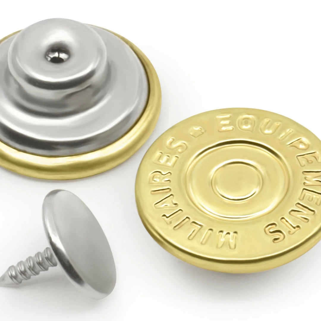 Dritz Buttons & Cover Buttons 5/8" Dungaree Buttons, 4 Pc 15 Dritz Buttons & Cover Buttons 5/8" Dungaree Buttons, 4 Pc