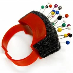 Dritz Wrist Felt Pin Cushion, Red