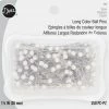 Dritz Pins & Accessories 1-1/2" Long Color Ball Pins, White, 250 Pc