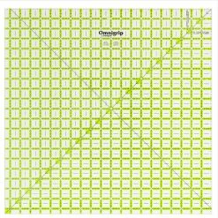 Omnigrid Non-Slip Square Ruler, Neon