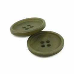 Dritz Buttons & Cover Buttons Recycled Paper Round Button, 23mm, 2 Pc