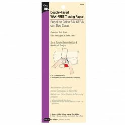 Dritz Double-Faced Wax-Free Tracing Paper, Assorted, 5 Pc Marking