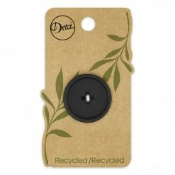 Dritz Buttons & Cover Buttons Recycled Paper Round Button, 28mm