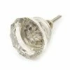 Dritz Outlet Faceted Glass Knob, Clear