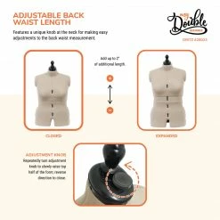 Dritz Dress Forms My Double Designer Adjustable Dress Form