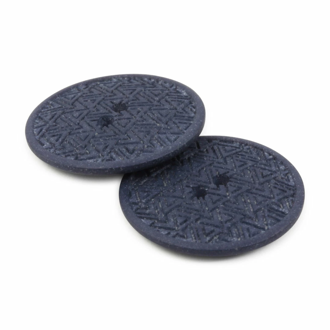 Dritz Buttons & Cover Buttons Recycled Hemp Geometric Round Button, 20mm, 3 Pc 15 Dritz Buttons & Cover Buttons Recycled Hemp Geometric Round Button, 20mm, 3 Pc